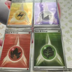 Pokemon - Full Holo Energy Set 4 Card Lot (Black Bolt / White Flare) - Image 3