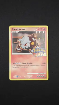 Pokemon TCG Card Heatran 4/16 Pokemon Rumble 2009 *English* - LP+ - Image 1