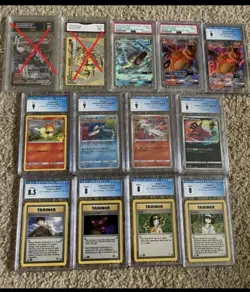 Pokemon Card Graded Slabs Bundle - Image 1