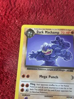 Dark Machamp 27/82 Team Rocket Non Holo Wotc Pokemon Card Lp- - Image 3