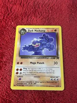 Dark Machamp 27/82 Team Rocket Non Holo Wotc Pokemon Card Lp- - Image 5