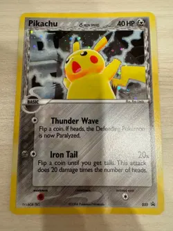 2006 Pikachu Delta Holo Promo Pokemon Card English Vintage Rare - Image 1