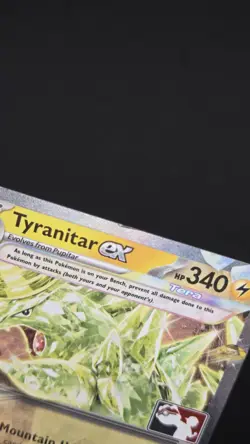 Pokemon TCG Card Tyranitar EX 066/197 Play! Prize Pack Series 4 Stamped - LP+ - Image 4