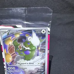 Tornadus Pokemon Center White Flare Black Star Promo SVP 210 Sealed Card - Image 3