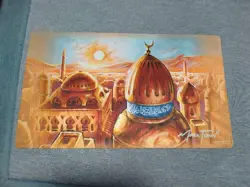 Mtg Brass City Playmat With Artist Sign No.MP424 - Image 1