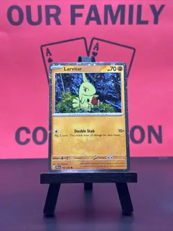 Larvitar 110/193 Paldea Evolved Cosmos Holo Common Pokemon TCG 2023 NM - Image 1