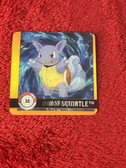 1999 Artbox Pokemon Action Flipz - Premier Edition Squirtle Wartortle #38 Lp- - Image 2