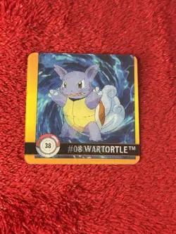 1999 Artbox Pokemon Action Flipz - Premier Edition Squirtle Wartortle #38 Lp- - Image 3