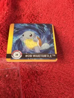 1999 Artbox Pokemon Action Flipz - Premier Edition Squirtle Wartortle #38 Lp- - Image 4