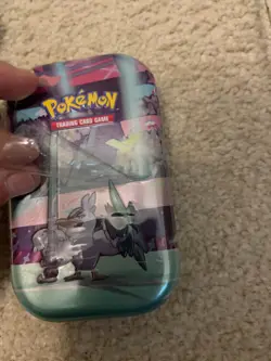 TWO PACKS POKEMON CARDS UNOPENED EVOLVING SKIES & FUSION STRIKE SEALED WITH TIN - Image 2
