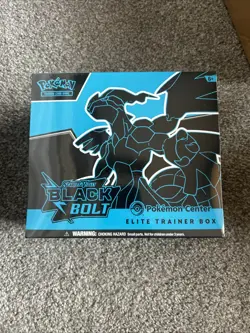 Pokemon Scarlet and Violet Black Bolt Pokemon Center Elite Trainer Box ETB - Image 1