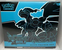 Pokemon Scarlet and Violet Black Bolt Pokemon Center Elite Trainer Box ETB - Image 1