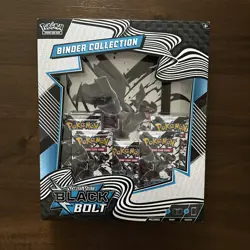 Pokemon Scarlet And Violet Black Bolt Binder Collection Sealed - Image 1