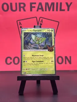Teal Mask Ogerpon 024/167 Trick Or Trade Holo Rare Pokemon TCG 2024 NM - Image 1