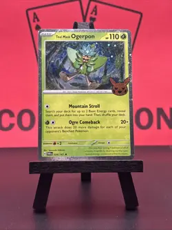 Teal Mask Ogerpon 024/167 Trick Or Trade Holo Rare Pokemon TCG 2024 NM - Image 2