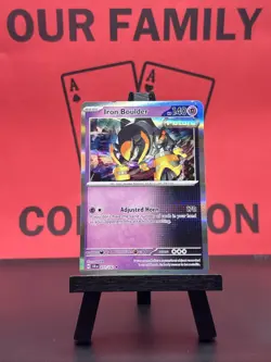 Iron Boulder 071/142 Sv07: Stellar Crown Reverse Holo Rare Pokemon TCG 2024 NM - Image 1