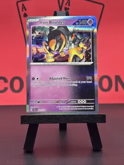 Iron Boulder 071/142 Sv07: Stellar Crown Reverse Holo Rare Pokemon TCG 2024 NM - Image 2