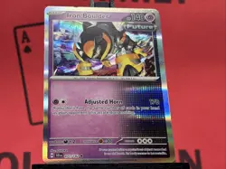 Iron Boulder 071/142 Sv07: Stellar Crown Reverse Holo Rare Pokemon TCG 2024 NM - Image 4