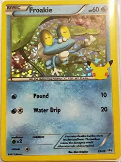 Froakie - 2021 Pokemon McDonald's Collection 22/25 Holo - Image 1