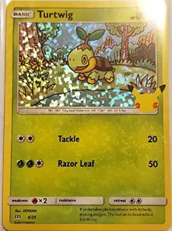 Turtwig - 2021 Pokemon McDonald's Collection 4/25 Holo - Image 1