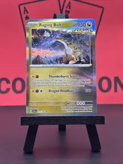 Raging Bolt 111/142 Stellar Crown Reverse Holo Rare Pokemon TCG 2024 NM - Image 2