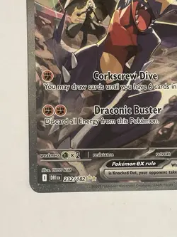 Pokemon TCG Cynthia's Garchomp EX Holo Card 232/182 Sv10: Destined Rivals - Image 3