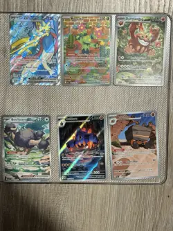 Pokemon Full Art Card Lot Black Bolt White Flare Journey Together - Image 1