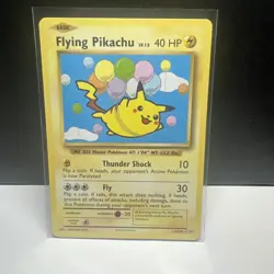Flying Pikachu 110/108 Pokemon Evolutions Secret Rare Tcg Card - NM - Image 1
