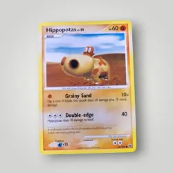 Pokemon TCG - Hippopotas 66/100 Majestic Dawn Pokemon Card 2008 - Image 1