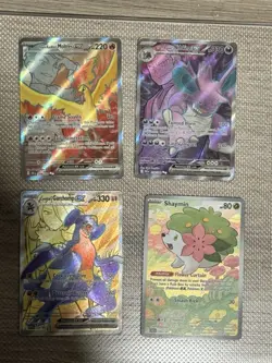 Pokemon Destined Rivals Full Art Card Lot - Image 1