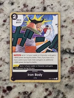 OP07-095 IRON BODY Common 500 Years In The Future English Mint One Piece Card - Image 1