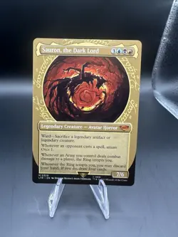 Magic The Gathering Lord of the Rings Showcase SAURON THE DARK LORD MTG 0329 - Image 1