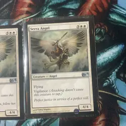x2. Serra Angel FDN Foundations MTG 147 UNCOMMON MINT X2 - Image 3