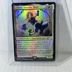 MTG Magic The Gathering: Final Fantasy Zidane Tantalus Thief #P-0005 Promo Foil - Image 3