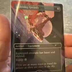 [1x] Lightning Greaves (1493) - Galaxy Foil Near Mint, English Secret Lair MTG M - Image 1