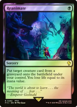 Reanimate SURGE FOIL - Commander Final Fantasy FIC 282 - EN NM MTG - Image 1