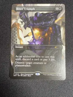Mtg Secret Lair Promo Player - Bitter Triumph -NM - Image 1