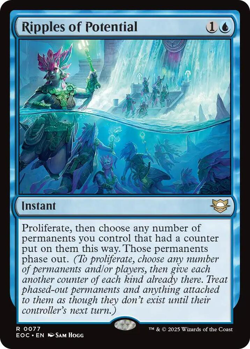 MTG Magic 1x Ripples of Potential (M/NM) Commander Edge of Eternities - Image 1