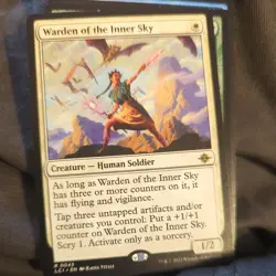 MTG Lost Caverns of Ixalan Warden of the Inner Sky Borderless NM (Rare) - Image 1