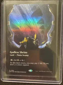 Godless Shrine (Extended Art) (Foil) - MTG EOE - NM - Image 1