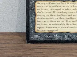 Guardian Beast Arabian Nights MTG Card Very Good Condition Magic Gathering - Image 5