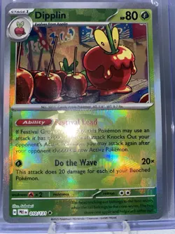 Dipplin 010/131 Master Ball Reverse Holo Pokemon TCG Prismatic Evolutions NM - Image 2