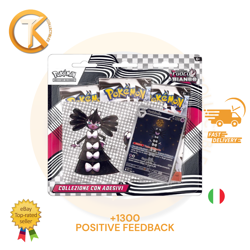 Pokemon Fuoco Bianco Collezione Con Adesivo Ghotitelle Sealed ITA FAST SEND - Image 1