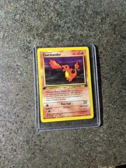 Pokemon TCG Charmander Team Rocket 1st Edition 50/82 Illustration - Image 1