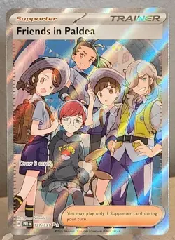 Friends in Paldea 137/131 Prismatic Evolutions Full Art Trainer Pokemon - Image 1