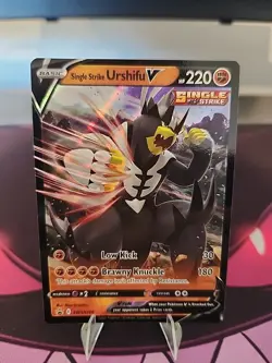 Single Strike Urshifu V SWSH106 Pokemon TCG Sword & Shield Promo NM - Image 1
