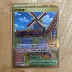 Artazon 229/197 (GOLD) Sv03: Obsidian Flames (OBF) Pokemon Card (MINT) - Image 1