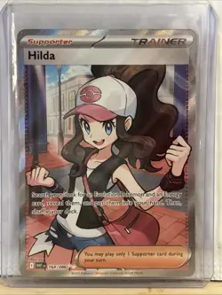 Hilda 164/086 Full Art Ultra Rare White Flare Pokemon TCG Trainer Card - Image 1