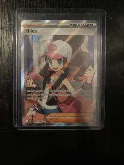 Hilda 164/086 Full Art Ultra Rare White Flare Pokemon TCG Trainer Card - Image 1