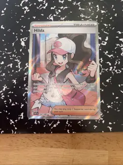 Hilda 164/086 Full Art Ultra Rare White Flare Pokemon TCG Trainer Card - Image 1